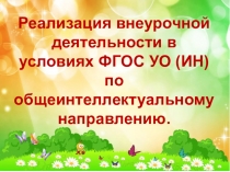 Отчет работы по внеурочной деятельности Почемучка.(презентация)