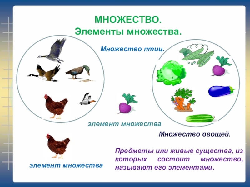 Множества 2 класс презентация