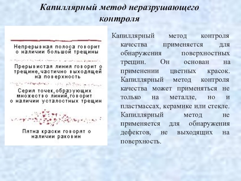 Оптический метод неразрушающего контроля презентация