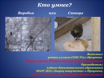 Презентация для младших школьников по зимним натуралистическим наблюдениям и эксперименту.