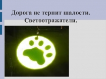 Дорога не терпит шалости