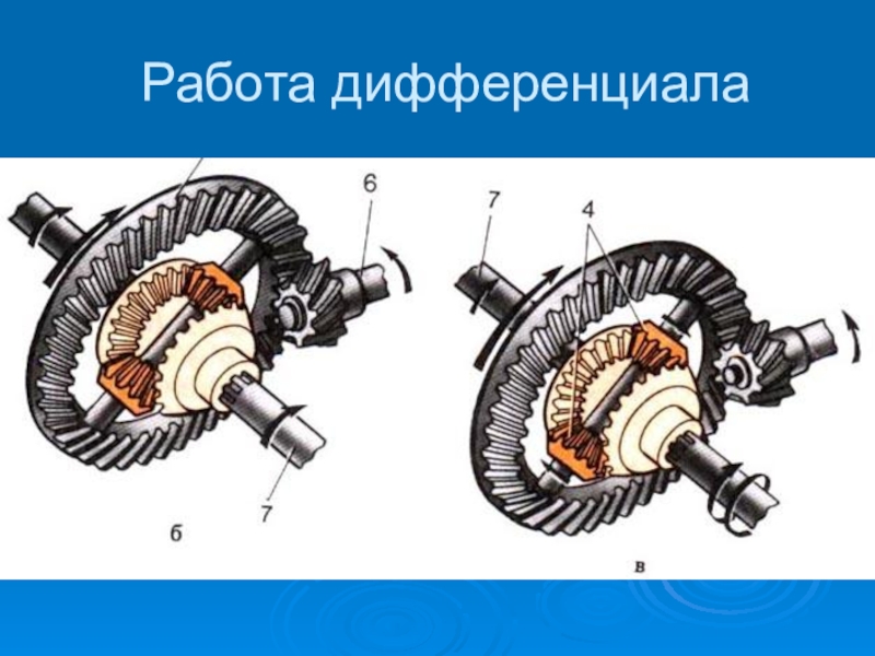 Схема планетарного дифференциала