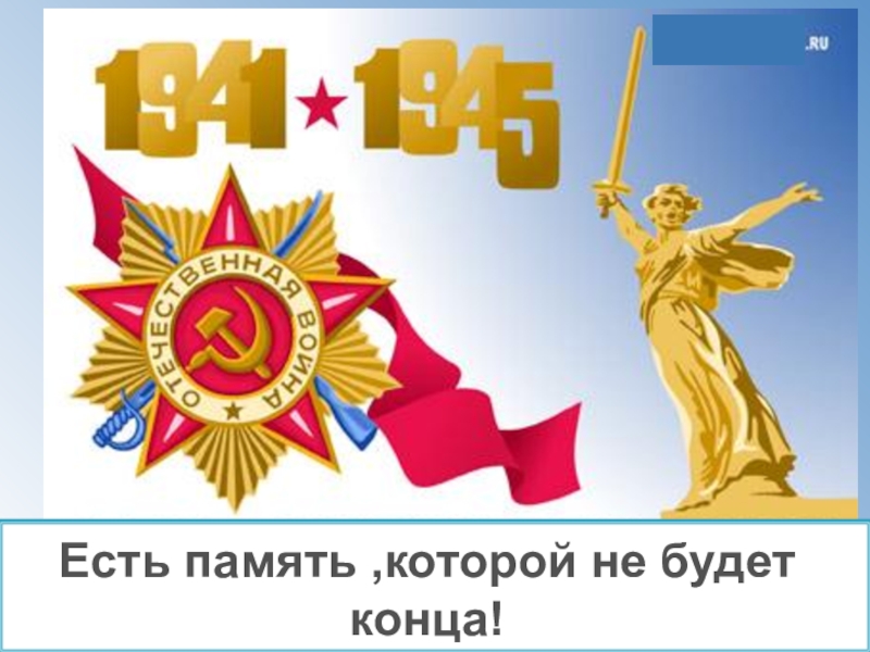 Презентация Есть память, которой не будет конца!