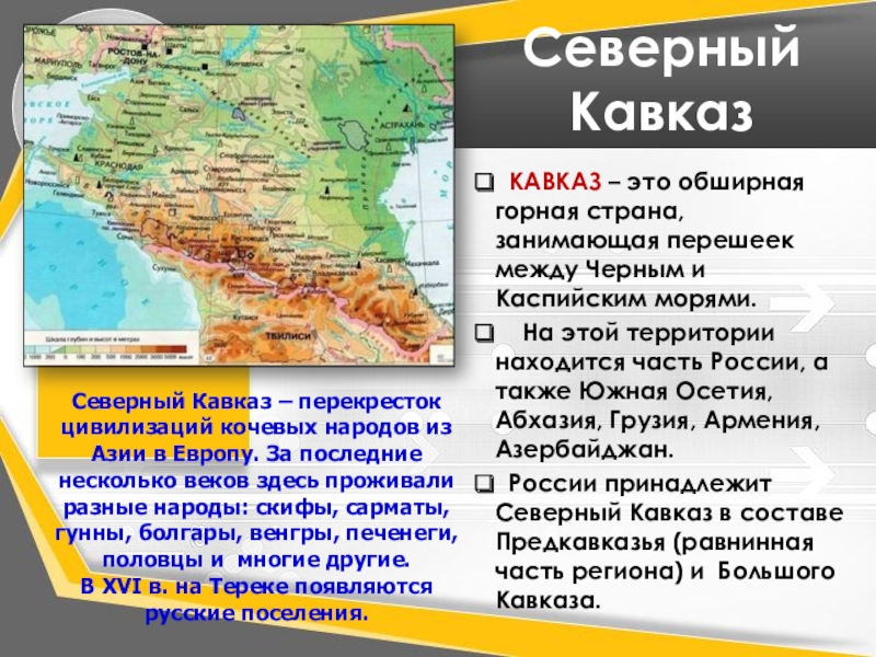 Население северного кавказа география