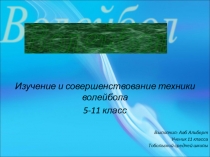 Презентация по физкультуре Волейбол