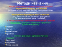Презентація для вчителів на тему Методи навчання