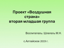 Презентация проекта Воздушная страна