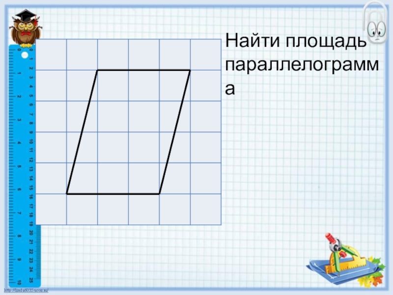 Найди площадь параллелограмма изображенного на рисунке 940 svg