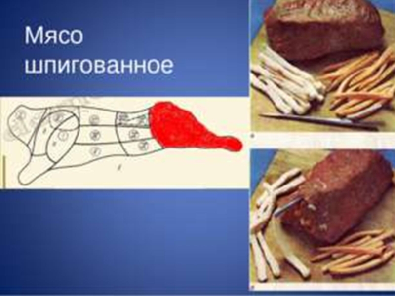 Схема мясо тушеное