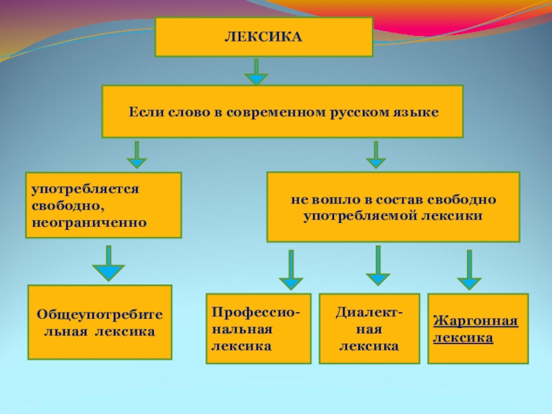 Проект по лексике 6 класс русский язык