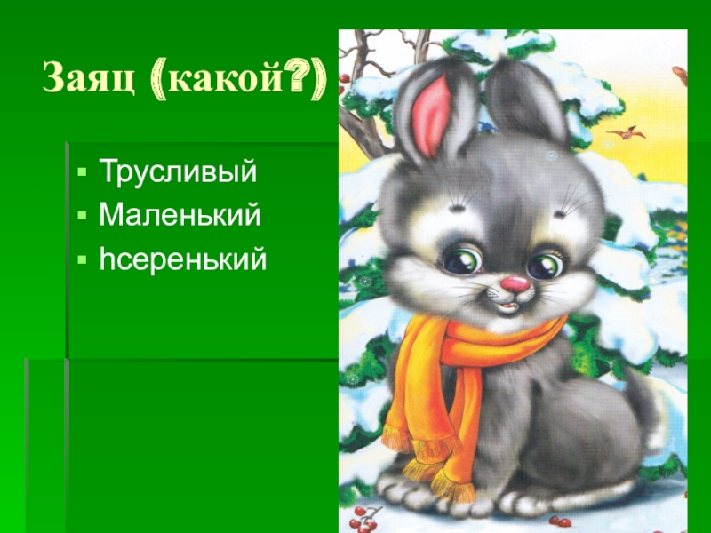 Заяц какой. Какой заяц какой. Какой трусливый заяц. Заяц прилагательное.