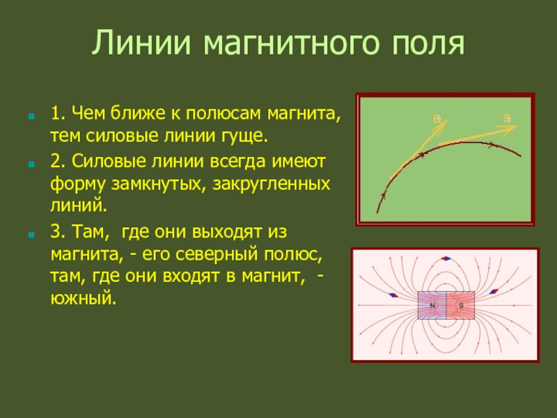 Магнитное поле магнитные линии 8 класс. Силовые линии тем гуще чем. Какую форму имеют линии магнитного поля. Какую форму имеют магнитные линии. Магнитные линии гуще тем.