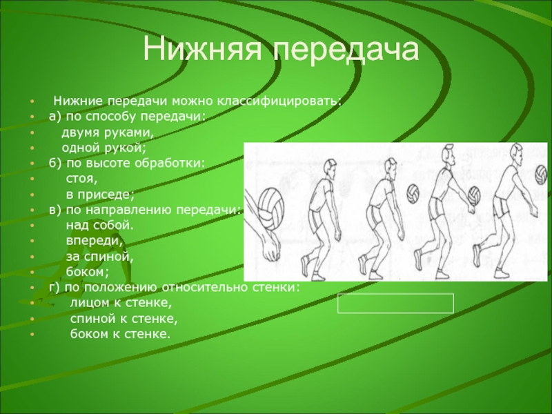 Передача можно. Нижняя передача в волейболе. Нижняя передача мяча над собой. Техника нижней передачи мяча. Передача в волейболе презентация.