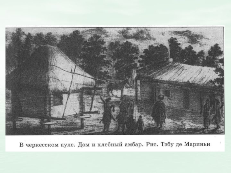 Описание аула. Черкесский аул 18 век. Черкесские аулы 19 века. Аул 17 век. Адыгский аул.