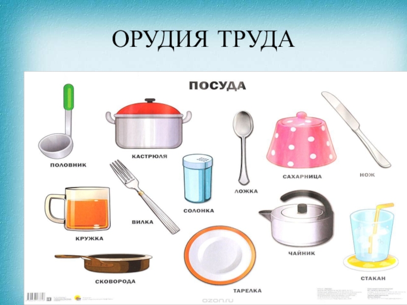 Посуда на букву а. Орудия труда повара. Тема посуда. Предметы посуды для детей. Посуда кухонная изображения для детей.