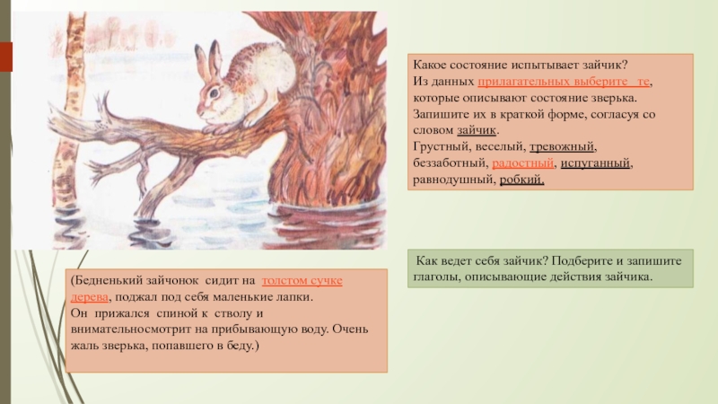 Рассказ по картине наводнение