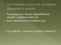 Презентация по истории Древнего мира (5 класс)