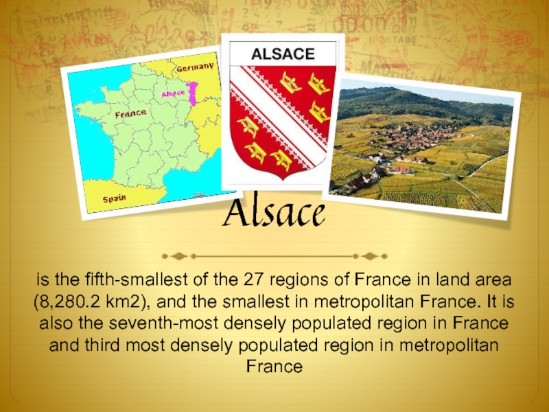 Презентация Les regions de la France Alsace
