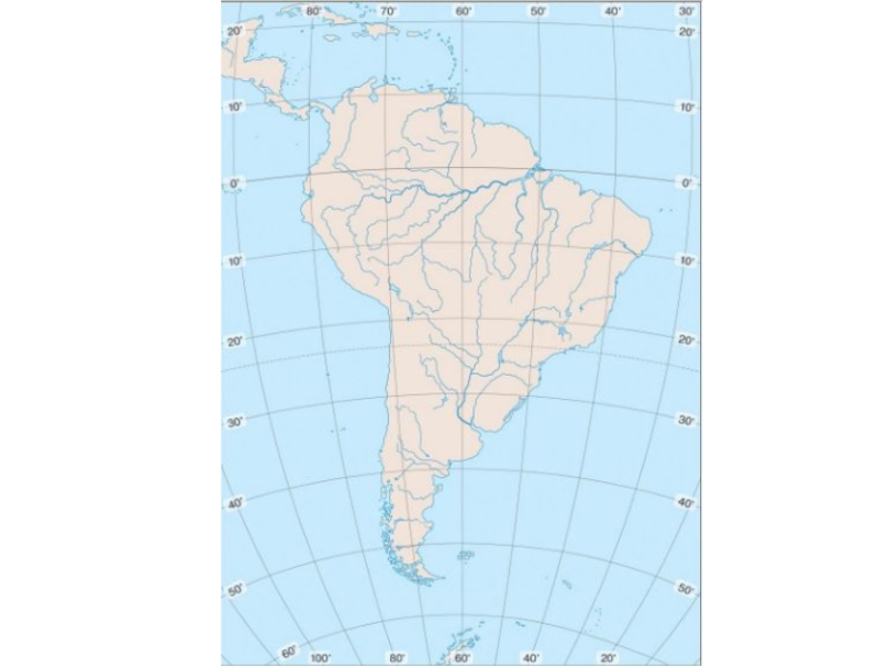 Климатическая контурная карта южной америки. Контурная карта Южной Америки. Контурная крата Южной Америки. Пустая карта Южной Америки 7 класс. География 7 класс контурные карты Южная Америка политическая карта.