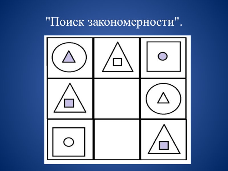 Рассмотри рисунок и установи закономерность