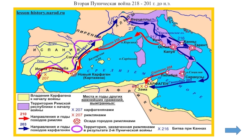 Контурная карта по истории 5 класс страница 17 пунические войны