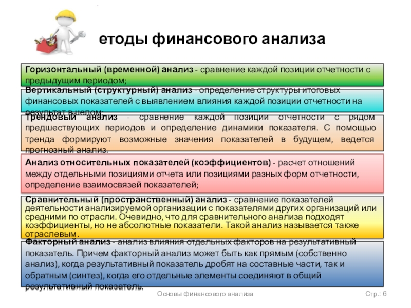 Анализ тенденций развития