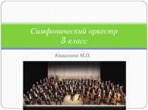 Презентация по теме Симфонический оркестр