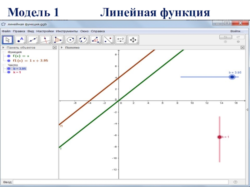 Линейная функция презентация