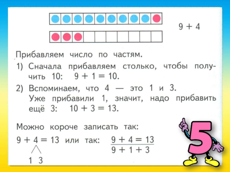 Презентация для 1 класса по математике примеры