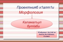 Презентация по родному (аварскому) языку на тему: Прилагательное ( 6 класс )