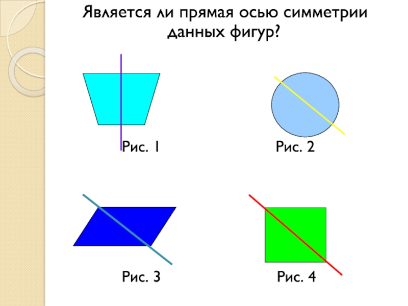 Данные симметрии. Является ли прямая осью симметрии данных фигур?. Является ли проведение прямая осью симметрии фигуры. Является ли проведенная прямая осью симметрии фигуры. Данная прямая является осью симметрии.