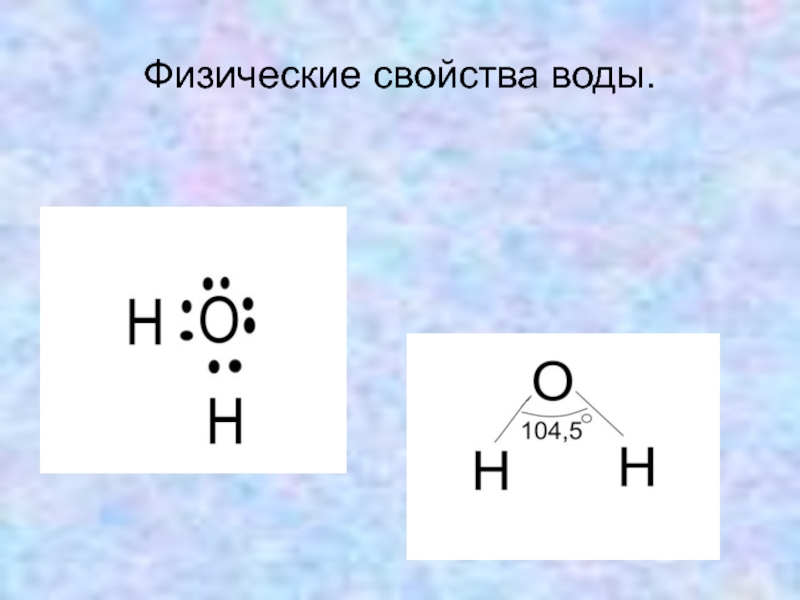 Физические свойства воды картинки