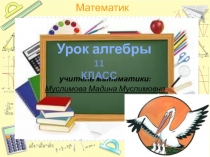 Презентация по математике на тему Иррациональные уравнения (11 класс)