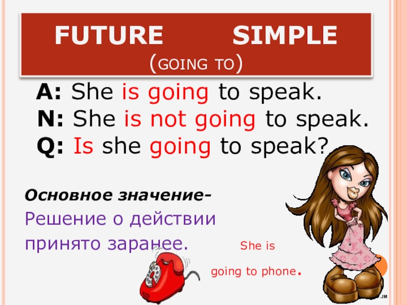 Презентация future simple going to