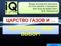Презентация к мероприятию на тему Царство газов