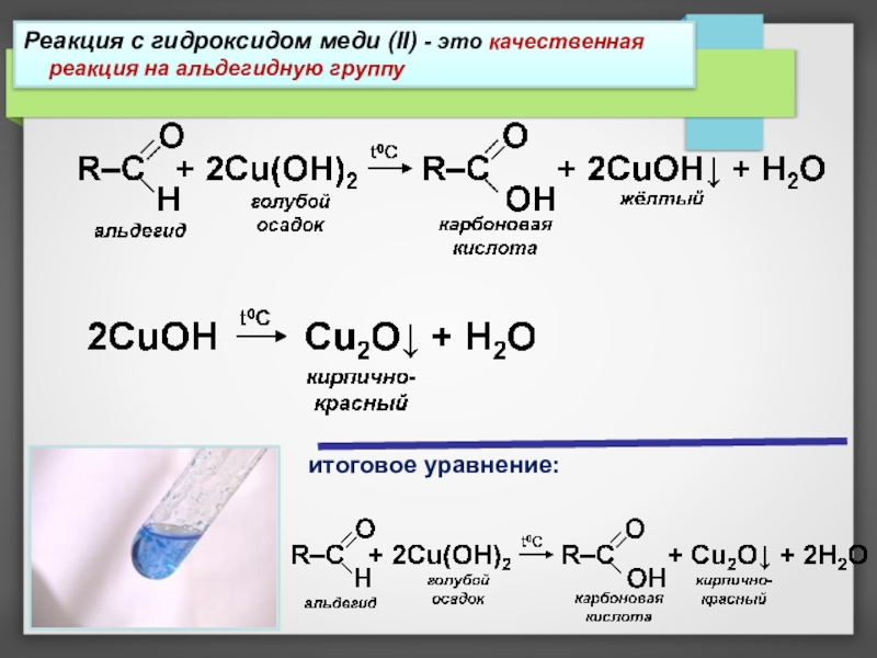 Гидроксид меди плюс оксид меди. Реакция альдегидов с гидроксидом меди 2. Качественная реакция с гидроксидом меди 2. Качественная реакция на альдегиды с гидроксидом меди 2. Взаимодействие альдегидов с гидроксидом меди 2.