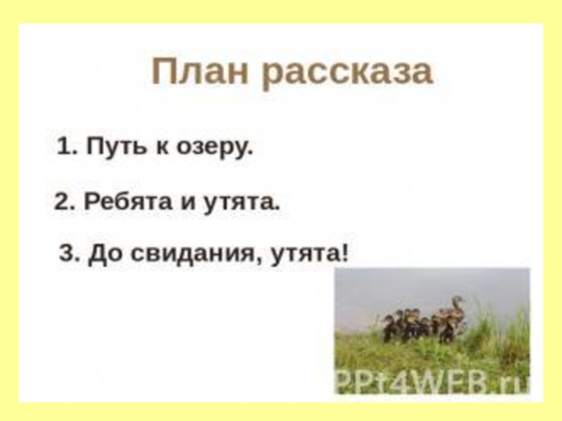 Ребята и утята план. План к ребята и утята по чтению 2 класс. План рассказа ребята и утята. План ребята и утята 2 класс литературное. План пересказа ребята и утята 2 класс.