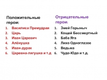 Презентация Положительные и отрицательные числа