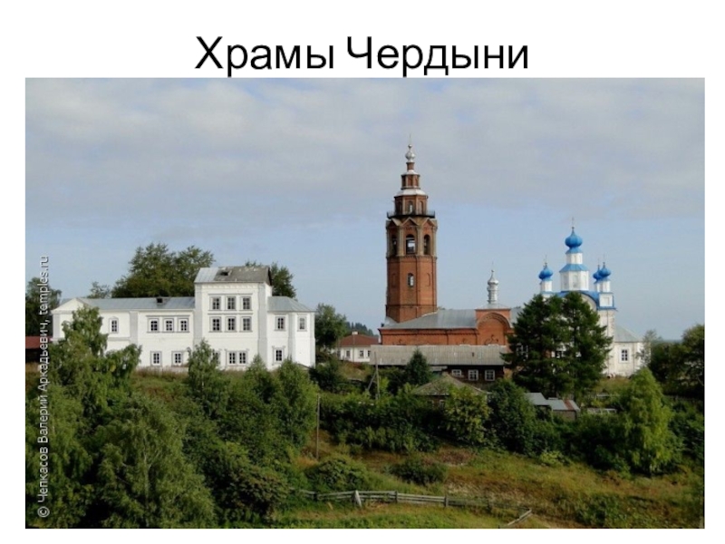 Карта города чердынь