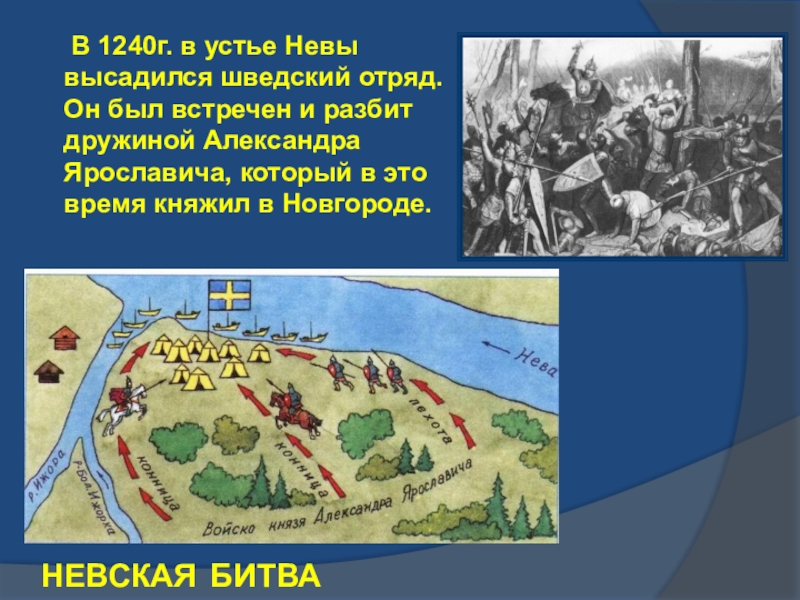 В начале июля 1240 года шведы зашли. 1240 Г Невская битва. Невская битва 1240 шведский Король.