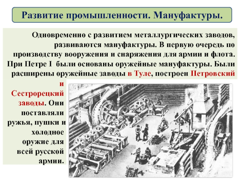 Презентация первые мануфактуры заводы фабрики 3 класс