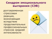 Выступление на педагогическом совете по теме: Профессиональный стресс и проблема эмоционального выгорания в деятельности учителя. Профилактика и коррекция синдрома эмоционального выгорания