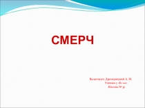 Презентация по ОБЖ на тему:Смерч