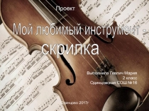 Проект Скрипка Конкурсная работаВведениеТеоретическая часть