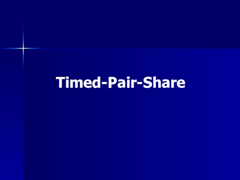 Timed-Pair-Share