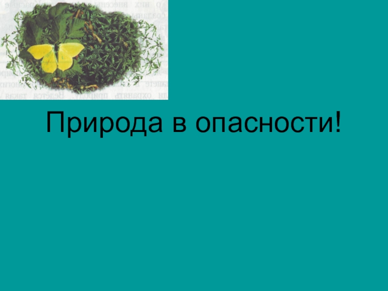 Презентация природа в опасности 2 класс окружающий мир школа россии