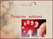 Презентация по биологии на тему: Развитие ребенка(8 класс)