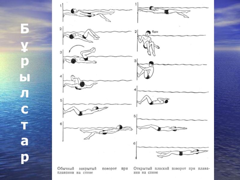 Виды поворотов. Техника разворота в плавании кролем. Поворот в плавании кролем. Поворот кролем на спине. Разворот в плавании кролем.