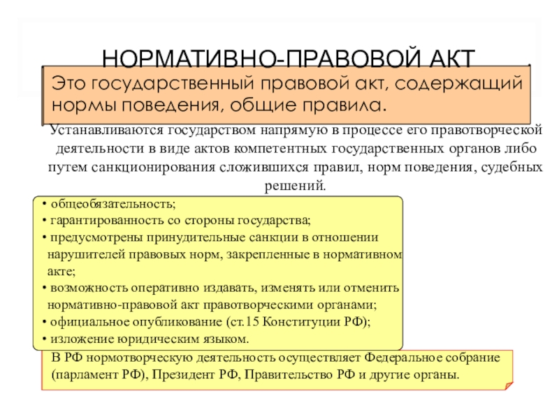 Проект правового акта это