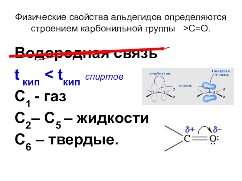 Строение карбонильной группы